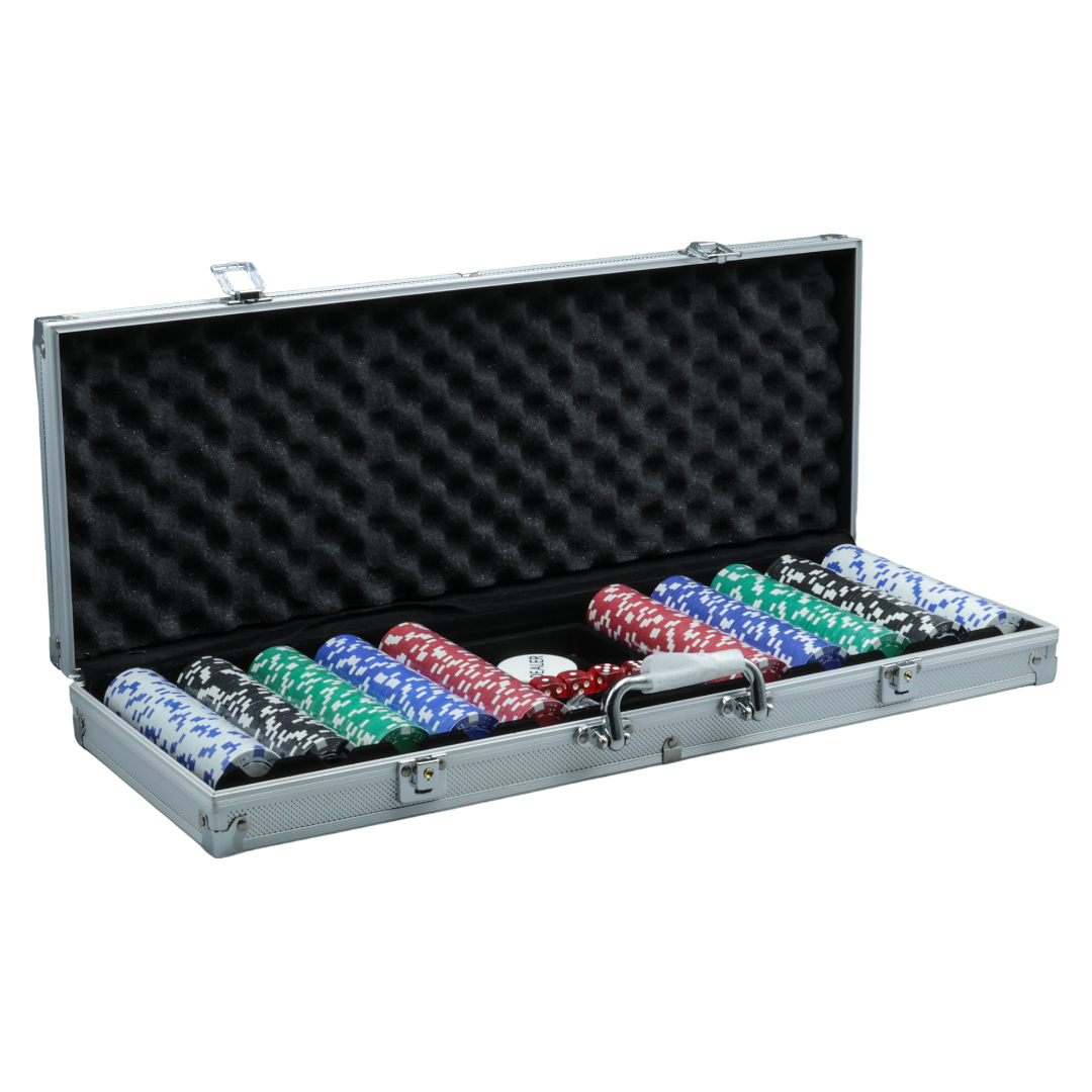 Çantalı Poker Fişi 500'Lü